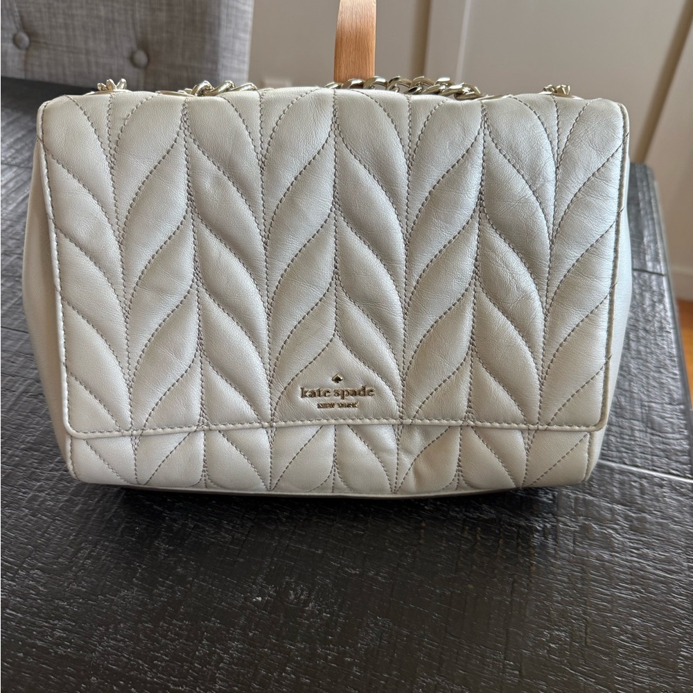 Kate Spade Cream Quilted Women's Bag